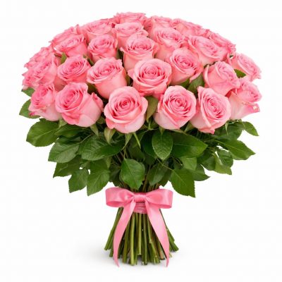 Розы Эквадор розовые