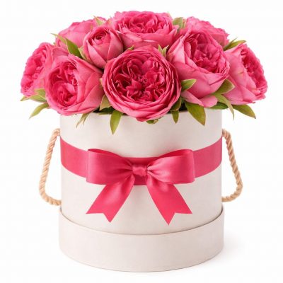 Цветы в коробке «Искра страсти»