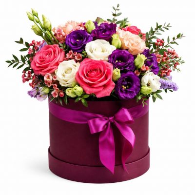 Цветы в коробке «Лесной эхо»